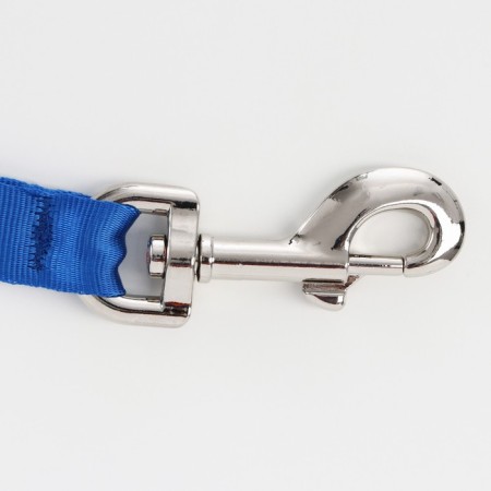 Roulette "Pigzon" reflective, 8 m, up to 50 kg, cable, rubberized handle, blue-1