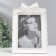 Photo frame Polystone 10x15 cm "Bant" white 14x20.5 cm