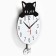 Watch Wall children's "Black Cat", with a pendulum, 36 x 24 cm