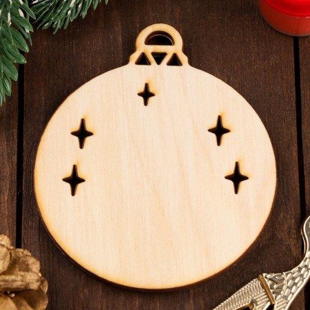 Set of Christmas tree pendants "Three Bears", 3pcs, 85mm-1