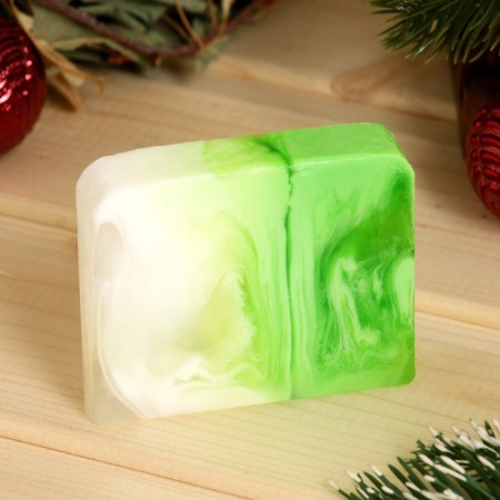 New Year. SPA soap - care for the bath and sauna "apple with cinnamon" 80 g-2