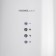 Kitchen hood Homsair Art 1050wl 35, 40 m2, 3 modes, white