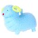 Hedgehog "lamb", light, color mix