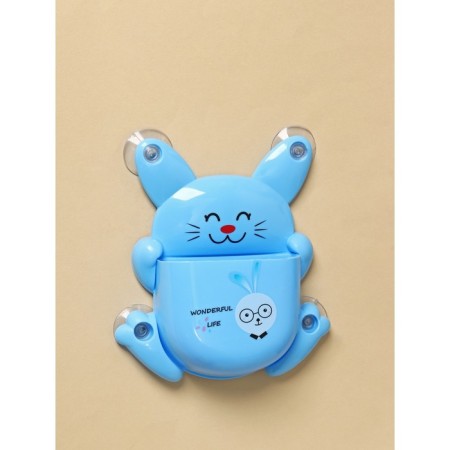 CHECTION for dental brushes Children's "Bunny", on suction cups, Mix color-1