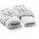 Women's mittens "Snowflake" Color gray, size 20