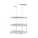 3-long grate with handles for a tandoor, tier diameter 29 cm, height 44 cm