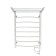 Electric towel "Sanprise" Classic P8, 500x800 mm, universal, white