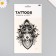 Tattoo on the body color "Emptiness inside" 26.1x14.6 cm