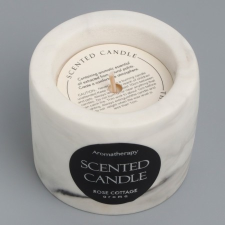 Candle in concrete aromatic "changryl", soy wax-4