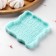 Silicone form “Your smile is priceless”, 8.5 × 8.3 × 1 cm, the color is turquoise