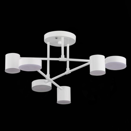 Ceiling EVOLUCE lamp. Sle201052-06. Nobel. 6x7 W, LED, 4000K, 3024 LM, 57x57x25 cm, white color-2