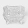 Crystal salad bowl on the legs Pinwheel, D = 12 cm