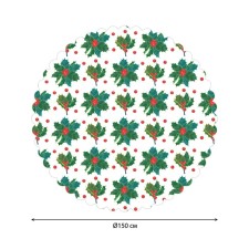 The tablecloth “Pattern from Ostolost”, Round, Saten, D = 150 cm