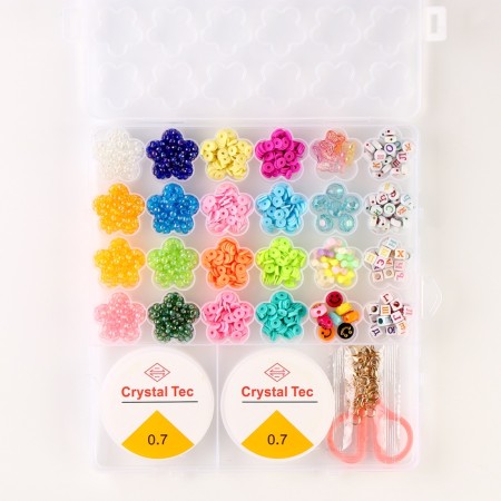 Set for creativity "Decoration from beads. Flowers"