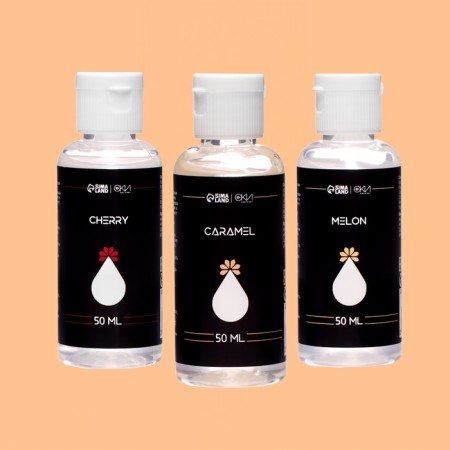 Moisturizing chopping gel, tasting caramel, water-based, 50 ml-4