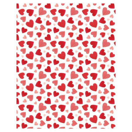 Pillow Cut "Hearts, decorative, size 16x45 cm-1
