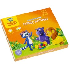 Plasticine 10 colors 