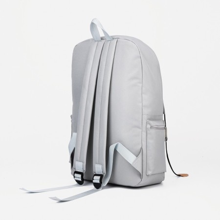 Set of backpacks on lightning from textiles, chover, bag, pencil case, color gray color-5