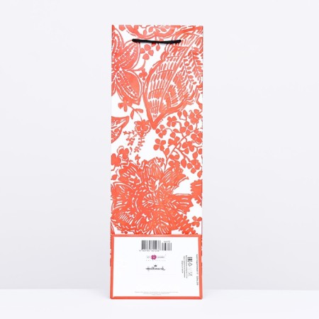 Gift package "Red Flower Patter" 12 x 36 x 8.5 cm-1