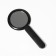 A mirror with a handle, folding, bilateral, with an increase, D mirror surface 6.4 cm, black color