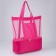 Bag - beach choper with thermo -karman, 42x37x15 cm, pink color