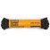 Paracord 550 reflective, nylon, black, d - 4 mm, 10 m