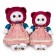 Soft toy "Lee in a hat with ears and sundress", 27 cm
