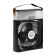 LOF-06 portable fan, with a moisturizer function, 3 speeds, USB power, black