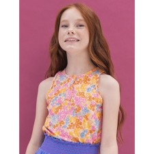 T -shirt for girls, height 122 cm, peach color
