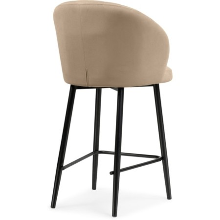 Barry Banbu Velutto 05 Metal/velor, black/beige 55x56x97 cm-3