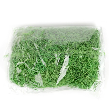 Filler for decor "hay", 100 g, green color-2