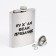 Flaw for alcohol "Well... if the holiday", stainless steel, 240 ml, with a funnel