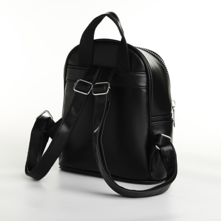 Women's backpack on lightning, black color-2