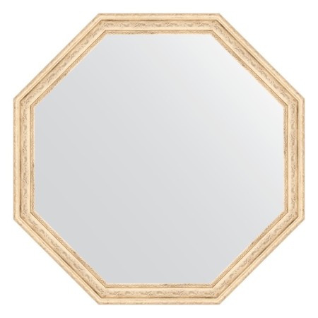 Mirror in the baguette frame, ivory 51 mm, 69.8x69.8 cm