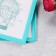 Photo frame plastic L-1 21x30 cm turquoise (plastic screen)