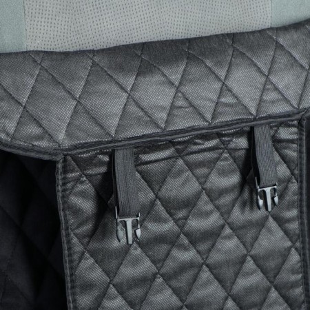 Nabbage on the front seat, velor, size 55 x 150 cm, black-5