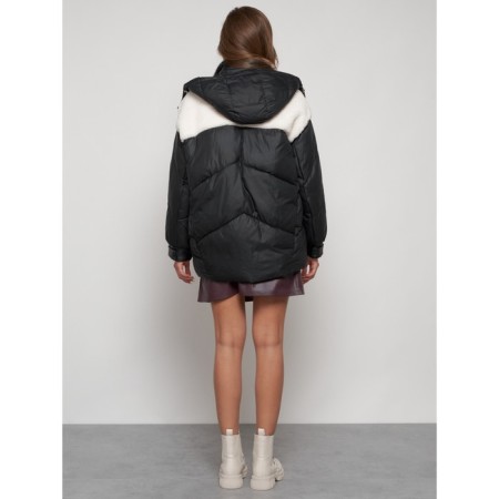 Winter jacket, size 48, black color-3