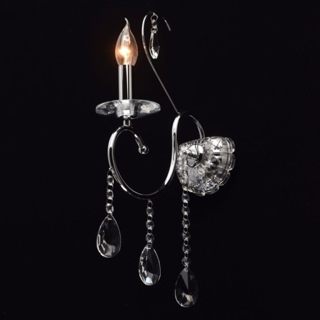 Bra "Adele" 1x40W E14 chrome 47x12x27cm-1