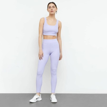 Female leggings, lavender color, size 48/l-2
