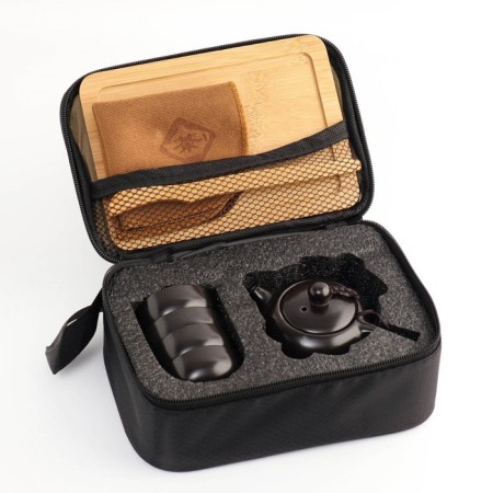 A set for the tea ceremony "for a real man", for 4 people, a cup of 45 ml, a kettle of 180 ml-2