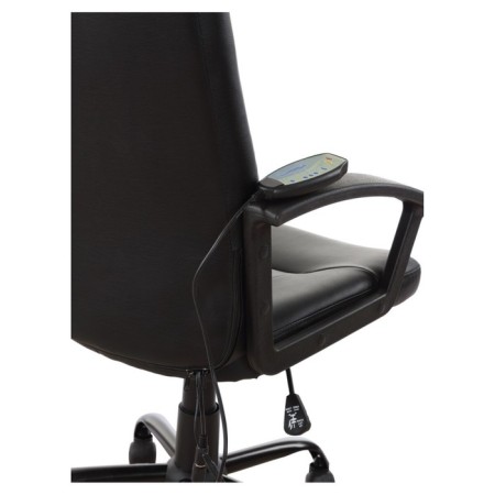 A chair for the head of the Brabix Device MS-002, 4 massage modules, eco-leather, black-4