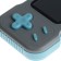 Game console A15, with a gamepad, AV cable, 8 bits, 500 games, gray