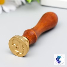 Printing for wax with a wooden pen 