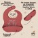 Badion for feeding children, silicone, Mum & Baby, 23x4x29, cherry