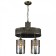 Suspended lamp Citilux "Emir" CL467223, 36x36x48 cm, 2x75W, E27, brown color