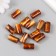 Beads for creativity plastic "Golden Light. Cylinder" set 20 g 1x1x1.9 cm