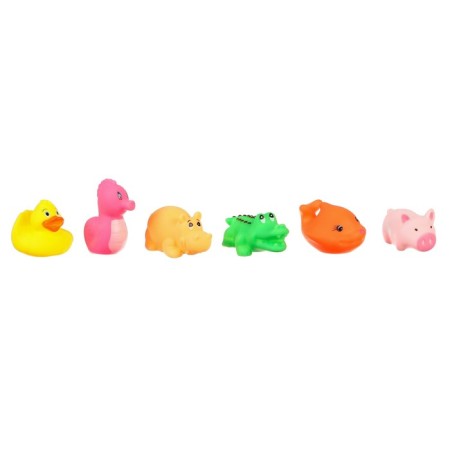 A set of rubber toys for the bath "Babies", with a squeak, 12 pcs, crumb I-22