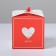 Gift folding box, packaging, “love”, 12 x 12 x 12 cm