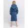 Baby robe, height 134 cm, indigo color