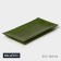 Glass plate Magistro "Paporotnik", 31.5 × 16.5 × 2 cm, green color
